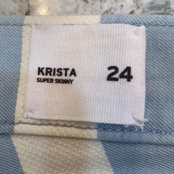 Hudson Krista Super Skinny Low Rise Jeans Size 24 - Picture 4 of 7